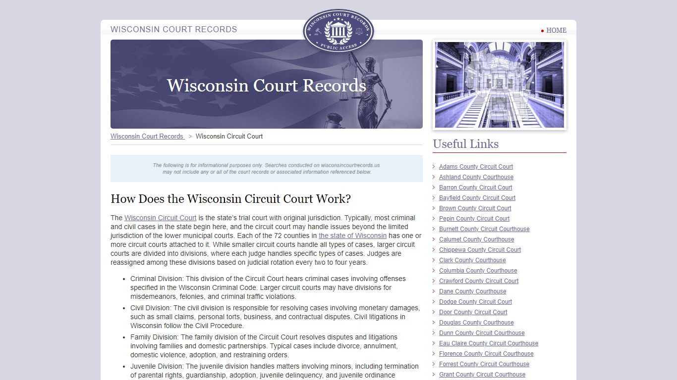 How Does the Wisconsin Circuit Court Work?
